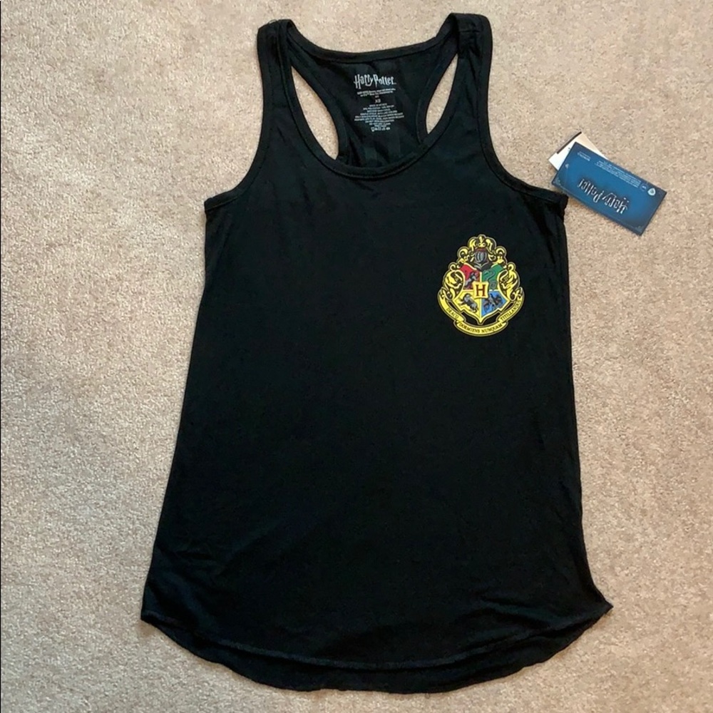 Women’s black Harry Potter Hogwarts tank